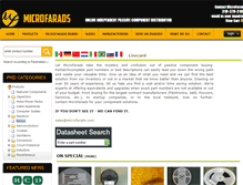 Tablet Screenshot of microfarads.com